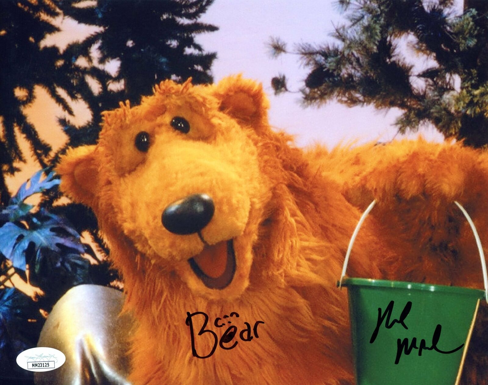 Noel MacNeal Bear in the Big Blue House 8x10 Photo Poster painting Signed Autograph JSA Cert COA