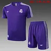 2025/2026 Real Madrid pre-match training Purple Shirt+Shorts 1:1 Thai Quality
