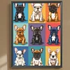 Französische Bulldogge - quadratischer Bohrer Diamantmalerei - 35*45cm
