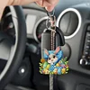 (US Only)PET Double Sided Special Shaped Easter Alphabet DIY Diamond Painting Keychain