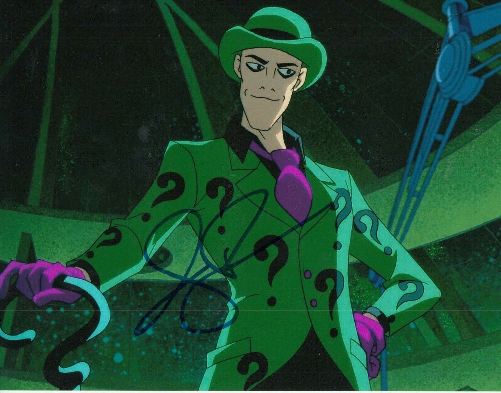 JIM RASH signed (HARLEY QUINN) autograph 8X10 Photo Poster painting *THE RIDDLER* Proof W/COA #1