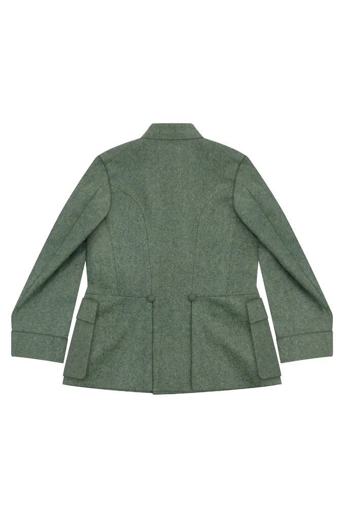   Reissued Dutch EM Field Grey Wool Field Tunic Jacket By German III German-Uniform