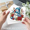 Diamond Painting Christmas Snowman Greeting Cards Congratulations Cards & Gifts