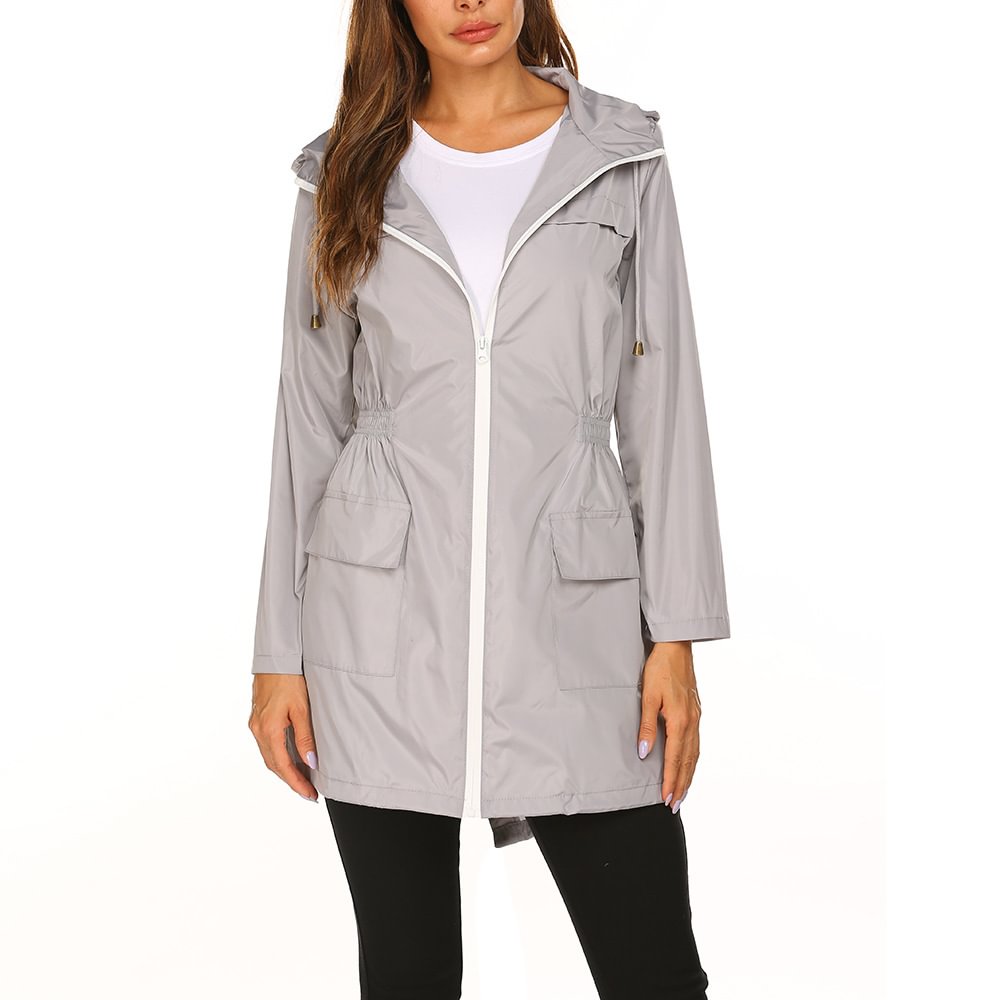 Hoodie Rain-proof Clothes Women's Raincoat Outdoor Mountaineering Clothing Coat