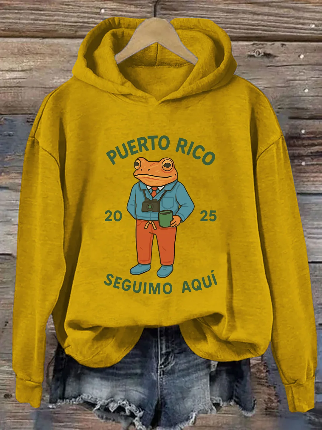 Puerto Rico Coqui Frog Hoodie