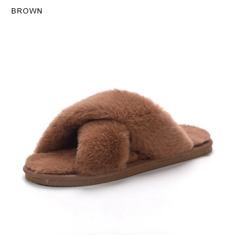 Vstacam Real Sheepskin Suede Leather Natural Wool Fur Lined Men Winter Slippers Half Style House Home Warm Shoes Waterproof Loafer