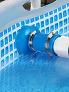 For Intex 11238 Universal Pool Vacuum Hose Adapter with Iron Hoops Pools Skimmer Hoses Connector Leak-Proof Replacement Hoses Adapter for Above/Inground Pools