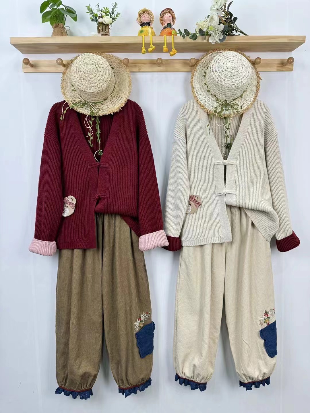 Chicfifth Sweater Women Winter Long Sleeve High Quality Autumn Vintage Top Knitted Cardigan