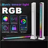  RGB Voice-Activated LED Pickup Rhythm Light ,USB Sound Control Ambient Light Car Rhythm Light 32 Bit Music Pickup Rhythm Light ,Creative Colorful LED Ambient Light with 8 Modes for Car /Party