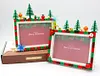 Chirstmas DIY Building Block Photo Frame Kit,Creative Handmade Assembled Photo Frame Handmade Craft Gift Home Tabletop Display Decor