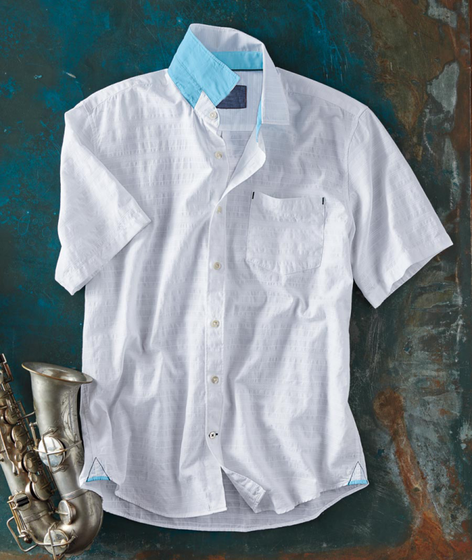 Men's Retro Posing Short Sleeve Shirt