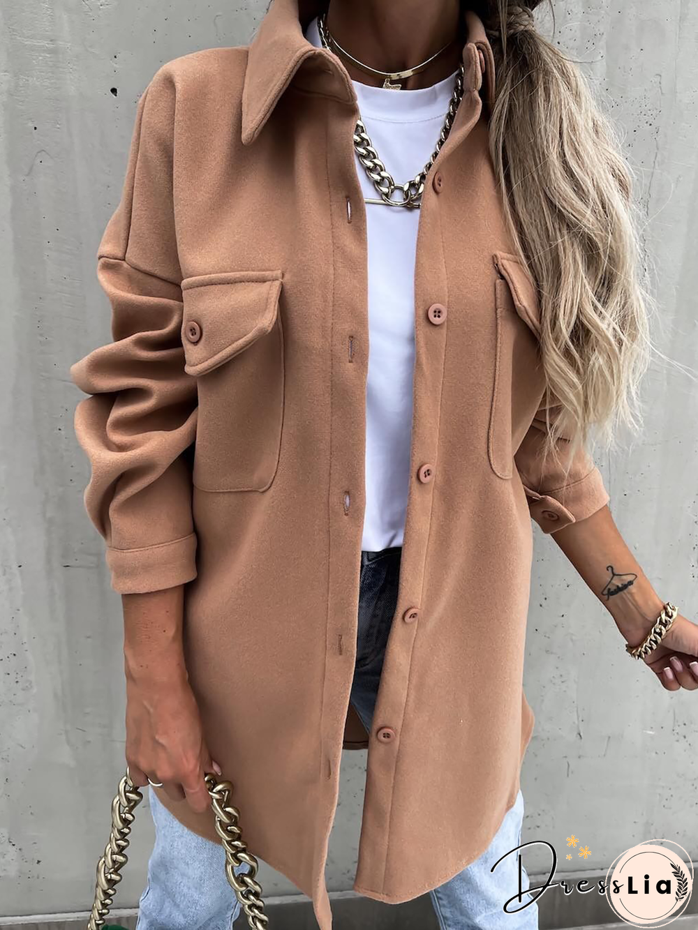 Plain Casual Jacket