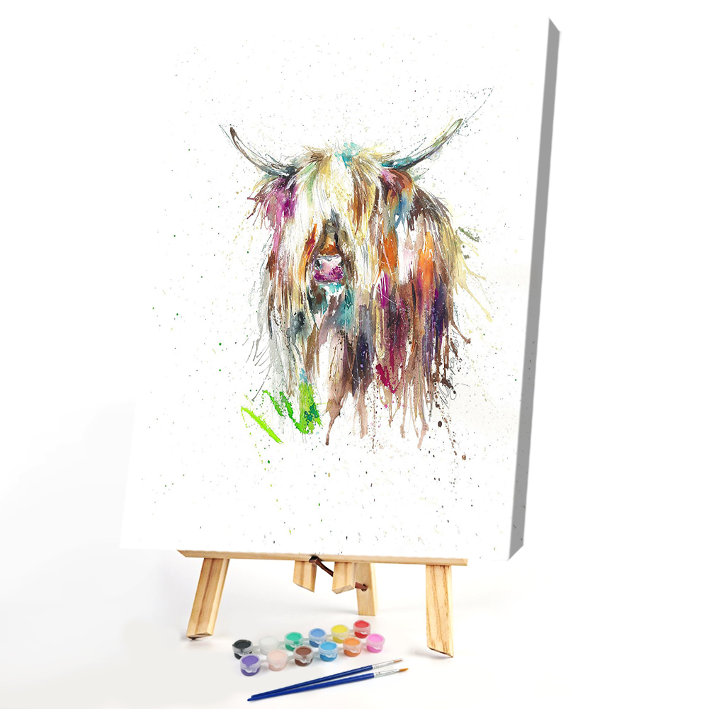 

40x50cm - Paint By Numbers Color Cow, 501 Original
