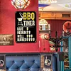 BBQ TIMER - Metal Tin Signs(8*12Inch/12*16Inch) - Bar