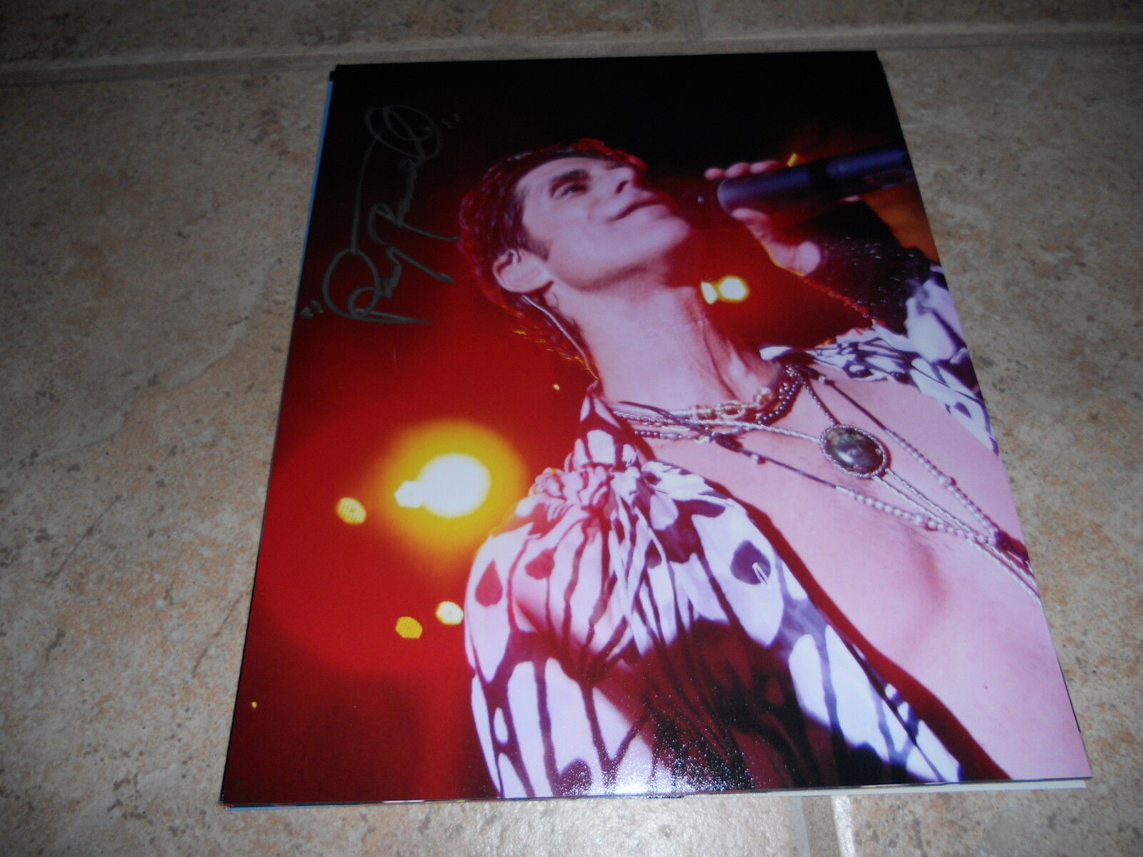 Perry Farrel Janes Addiction Signed Autographed 8x10 Live Promo Music Photo Poster painting