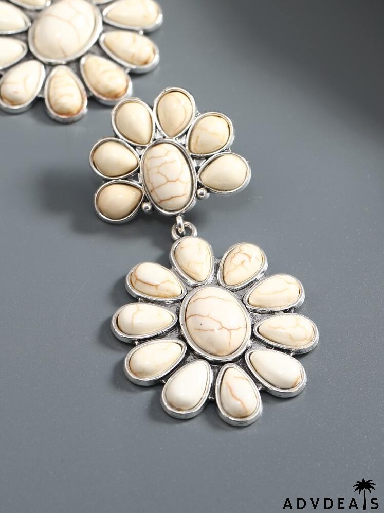 Flower Drop Earrings