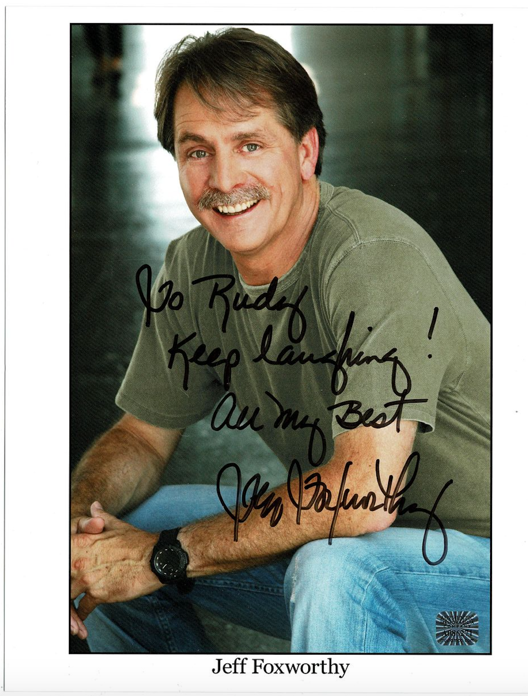 Jeff Foxworthy signed autographed 8x10 Photo Poster painting! RARE! AMCo Authenticated! 10758