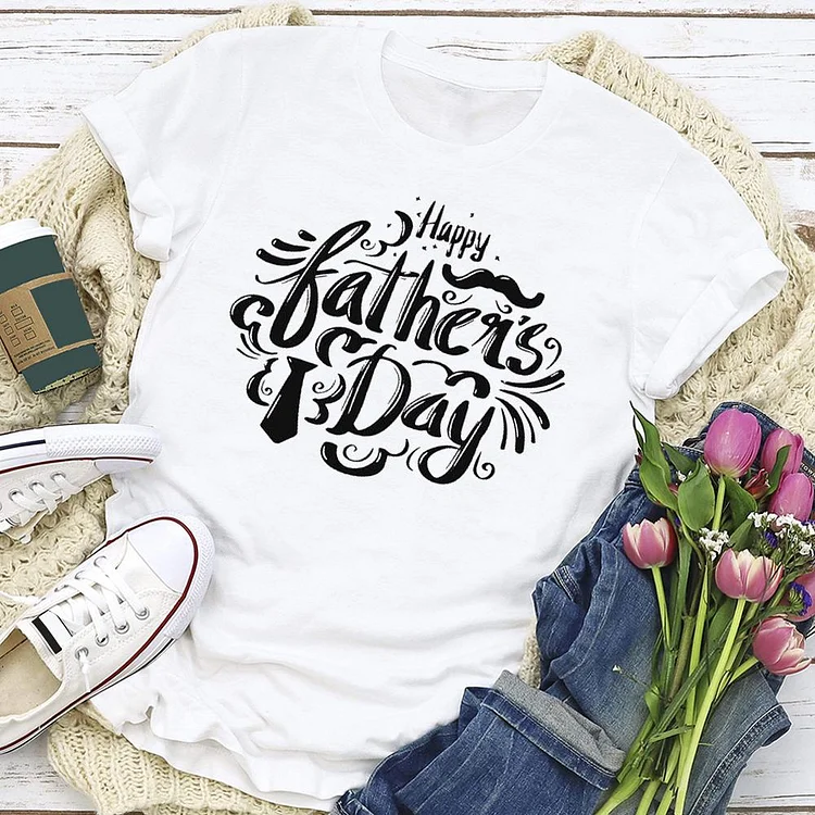 Cute Fathers Day T-shirt Tee --Annaletters