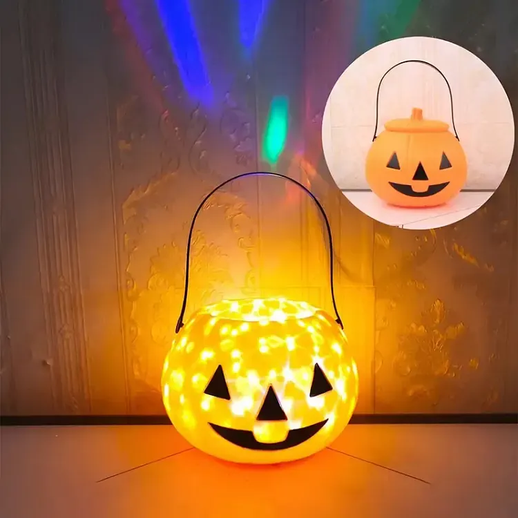 Light-Up Musical Pumpkin Bucket &ndash; Make Halloween Magical for Your Little One