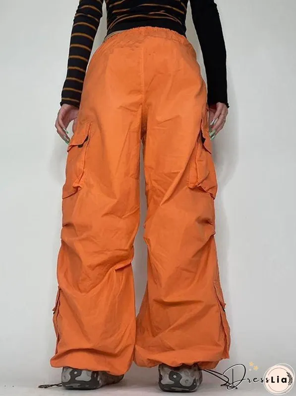American Retro Street Style Cargo Pants