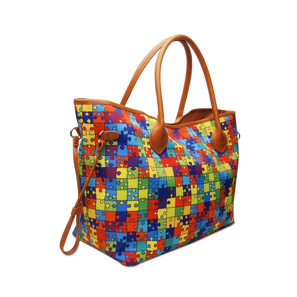 Ladies western ethnic PU two-piece handbag