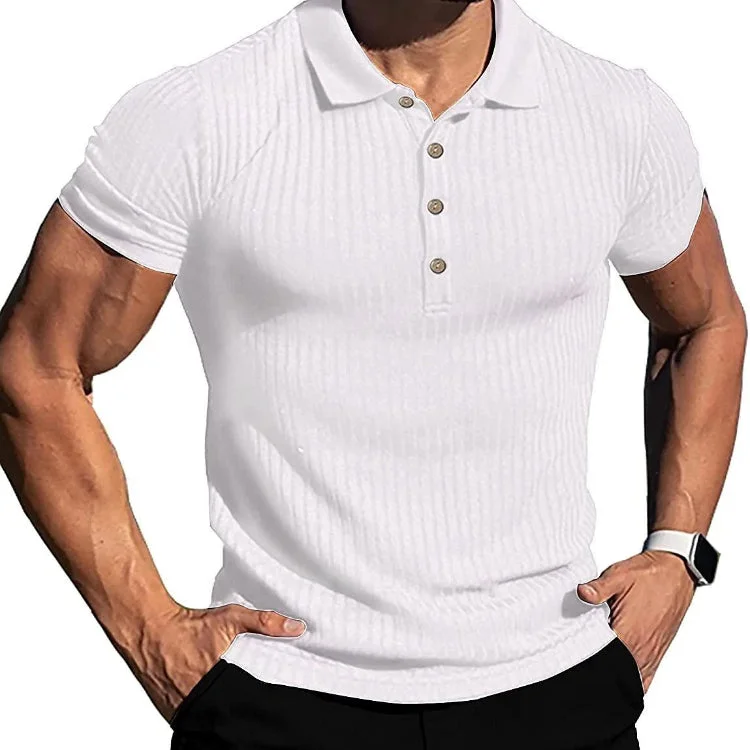 Polo Shirts Men's Sports Summer Long-Sleeve Polo