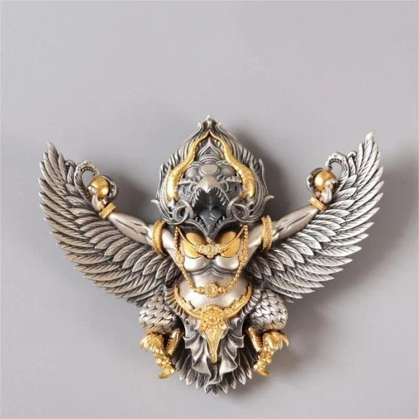 Sterling Silver Tibetan Roc Bird Pendant Necklace