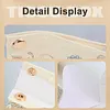 Gold Galaxy Blue Wolf DIY Diamond Painting PU Tissue Holder Box