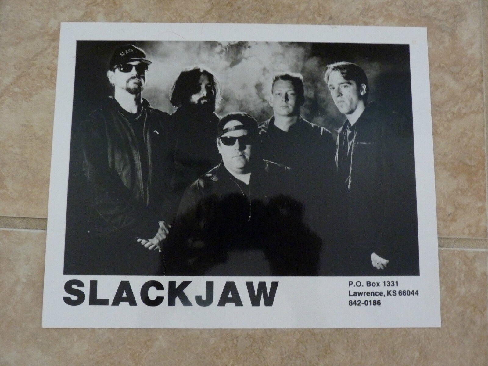 Slackjaw 8x10 B&W Publicity Picture Promo Photo Poster painting