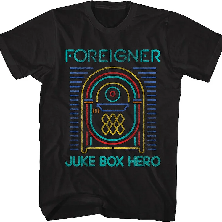 Juke Box Hero Foreigner T-Shirt