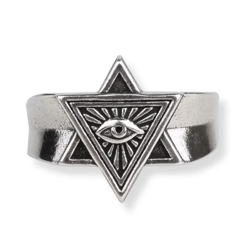 Men's vintage open ring