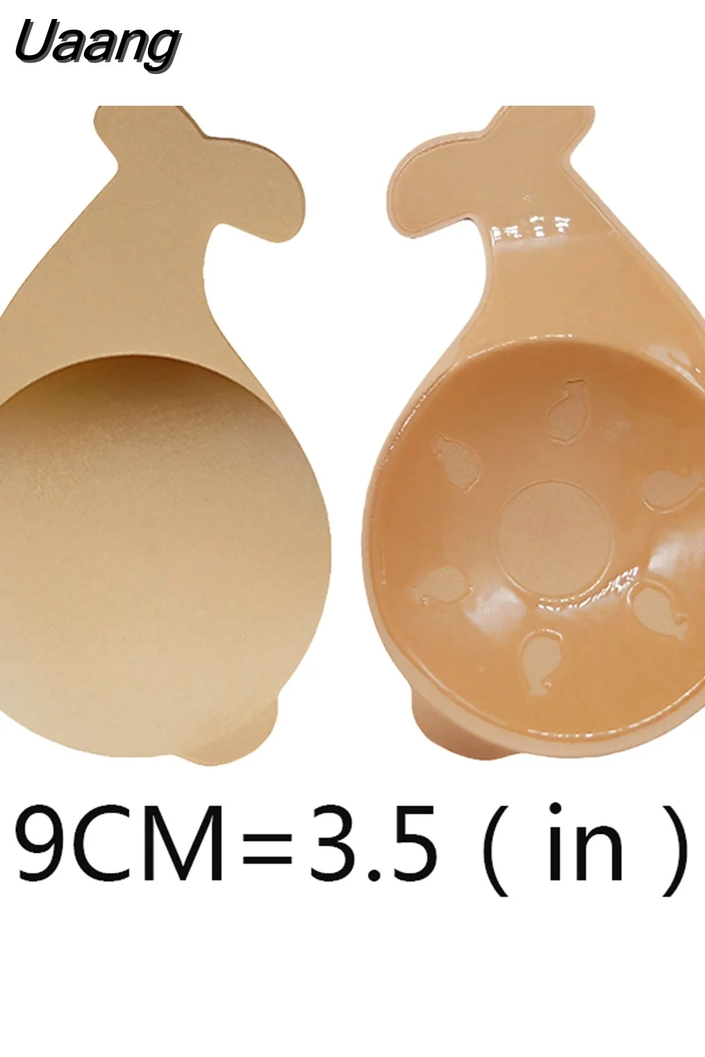 Uaang Adhesive Silicone Bra Pads Reusable Women Fish Tail Bh Sticky Bra Strapless Push Up Invisible Bra Sexy Lingerie Rabbit Bras