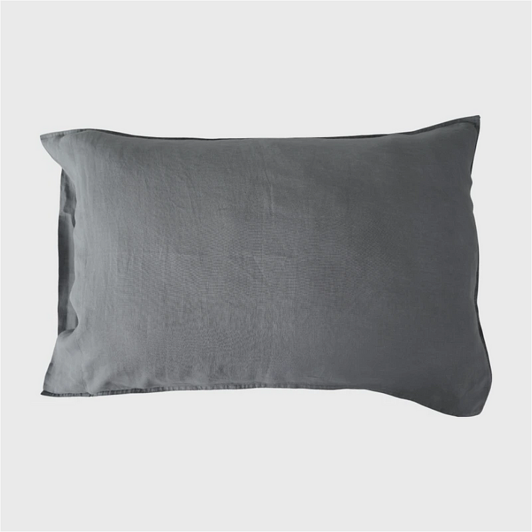 Dove French Linen Pillowcases Linen Time