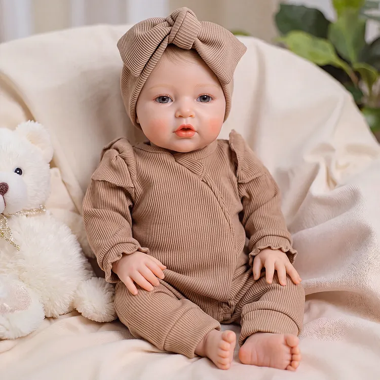 Babeside Ethan 12"/16" Realistic Silicone Quiet Baby Little Infant Girl Soft Support Presence
