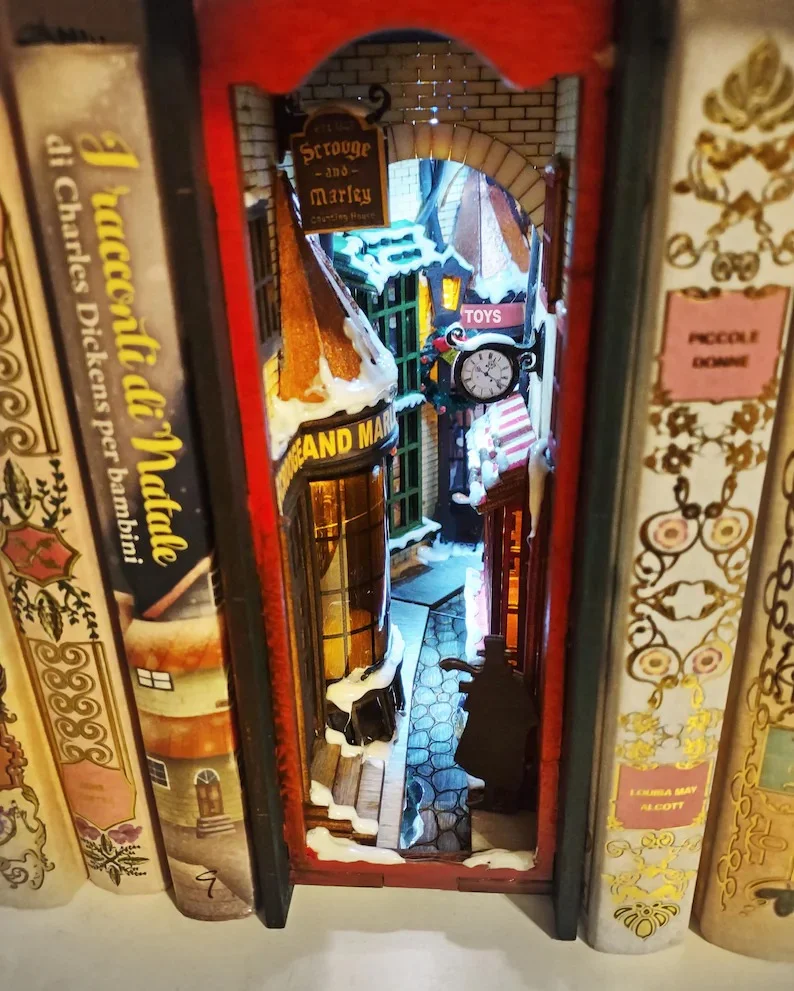 Ghost Library Alleyworld Bookshelf Insert Box