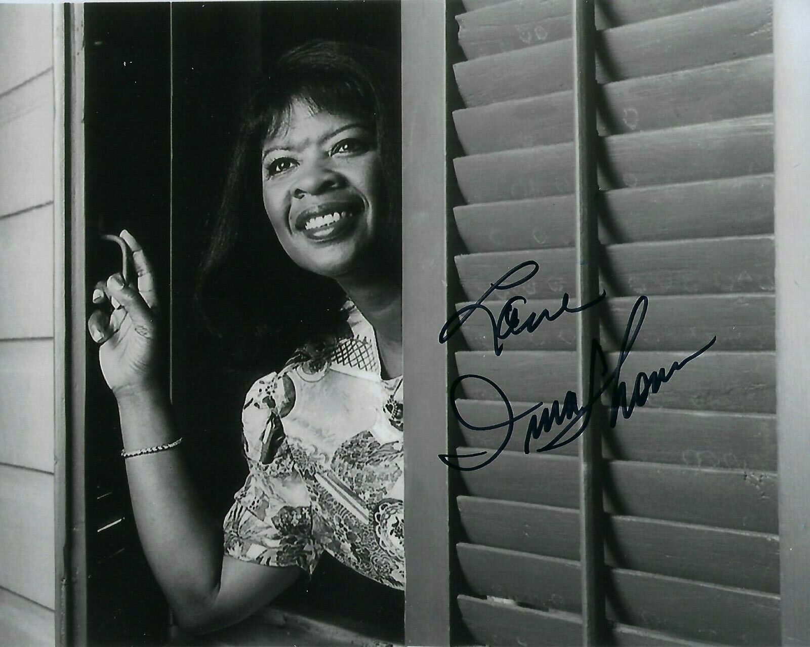 GFA Soul Queen of New Orleans * IRMA THOMAS * Signed 8x10 Photo Poster painting C COA