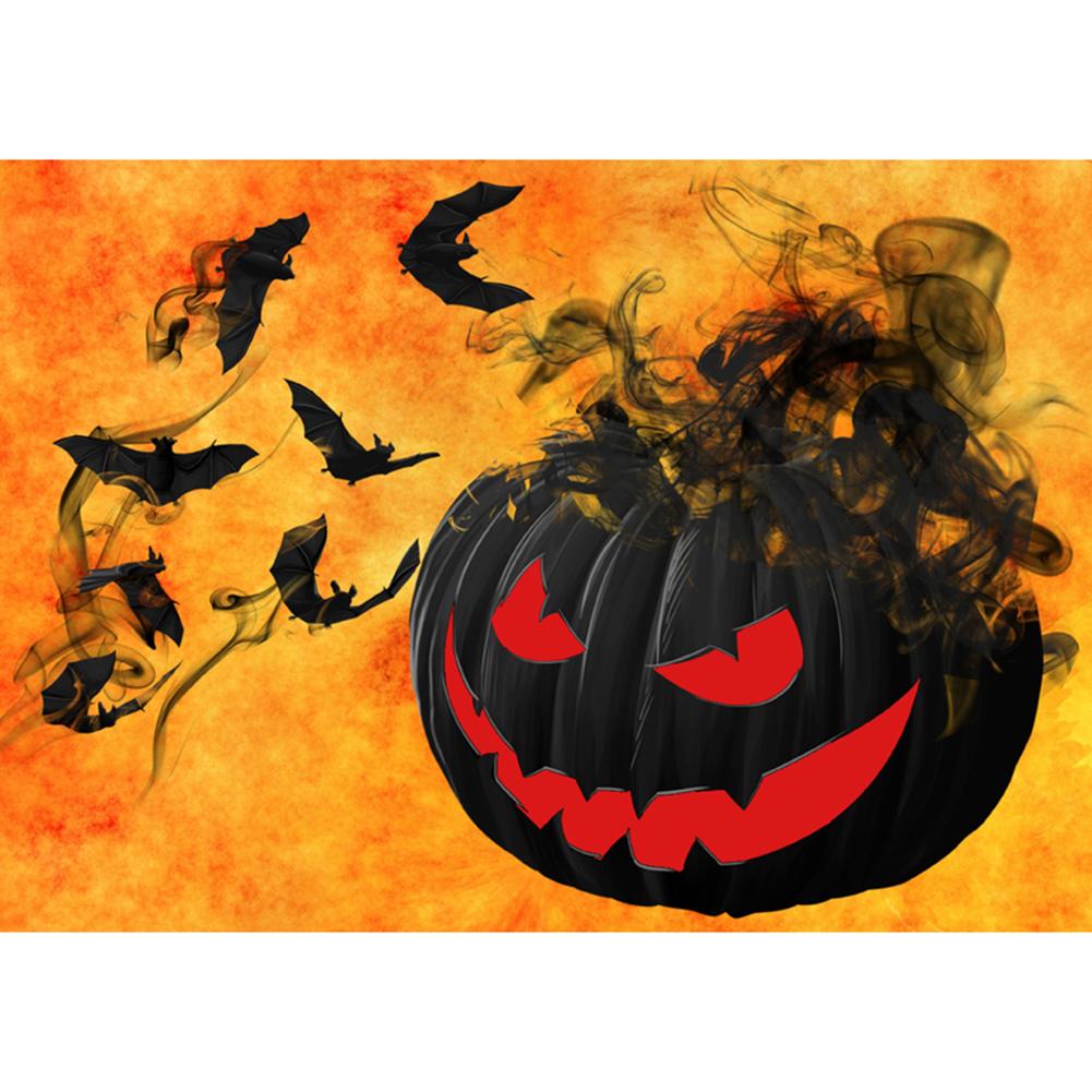 

Halloween Pumpkin Background Cloth Live Studio Fabric Backdrop Home Decor, 501 Original