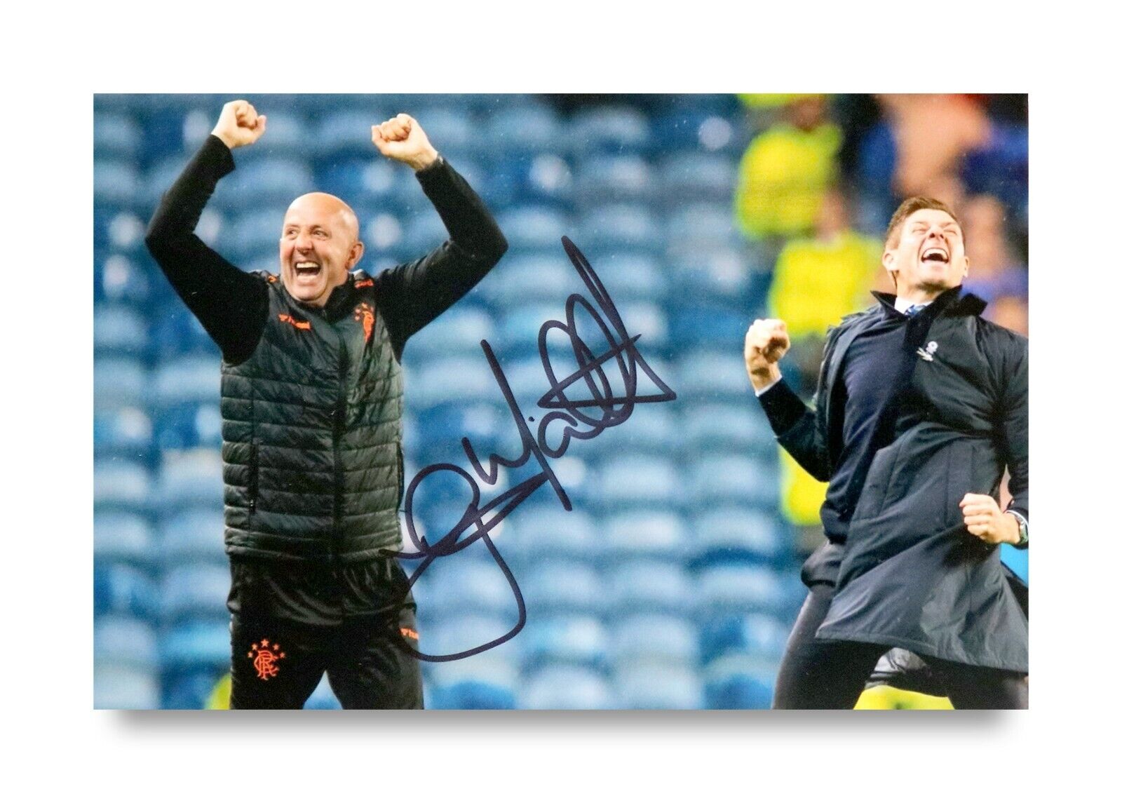 Gary McAllister Signed 6x4 Photo Poster painting Liverpool Rangers Asst Manager Autograph + COA