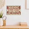 Warning Posters - Vintage Metal Signs(12*8Inch)