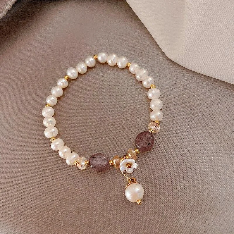 Freshwater Pearl Stone Bracelet