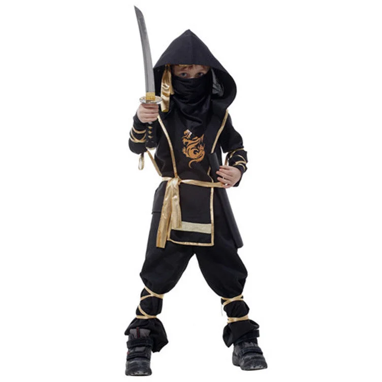 Naruto Cosplay Samurai Ninja Costumes For Kids-elleschic