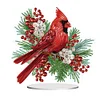 Diamond Painting Acrylic Cardinal  Desktop Decorations Ornaments for Adults Beginner