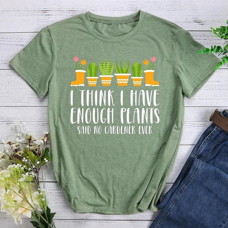 Plants Round Neck T-shirt