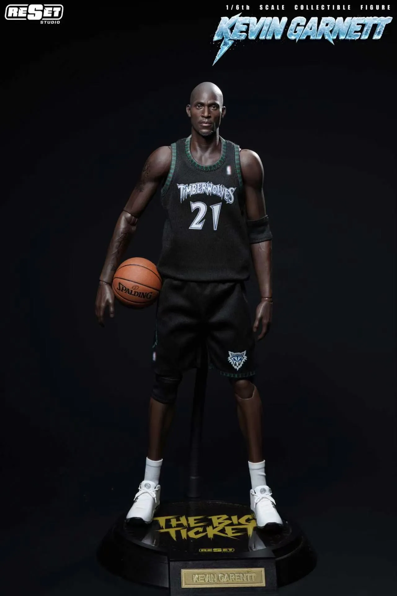 Reset Studio - Kevin Garnett Timberwolves MVP 1/6 Scale Collectible Action Figure Set NBA-