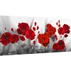 (US Local)Poppy 5D DIY Full Drill Round Big Size Diamond Painting Kit Home Wall Room Decor 100x50cm