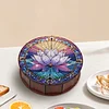 Diamond Painting Snack Box Kit Art Decor Round Snack Box Handmade Art Decoration