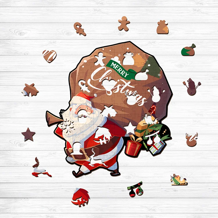 Ericpuzzle™ Ericpuzzle™Santa Claus Wooden  Puzzle