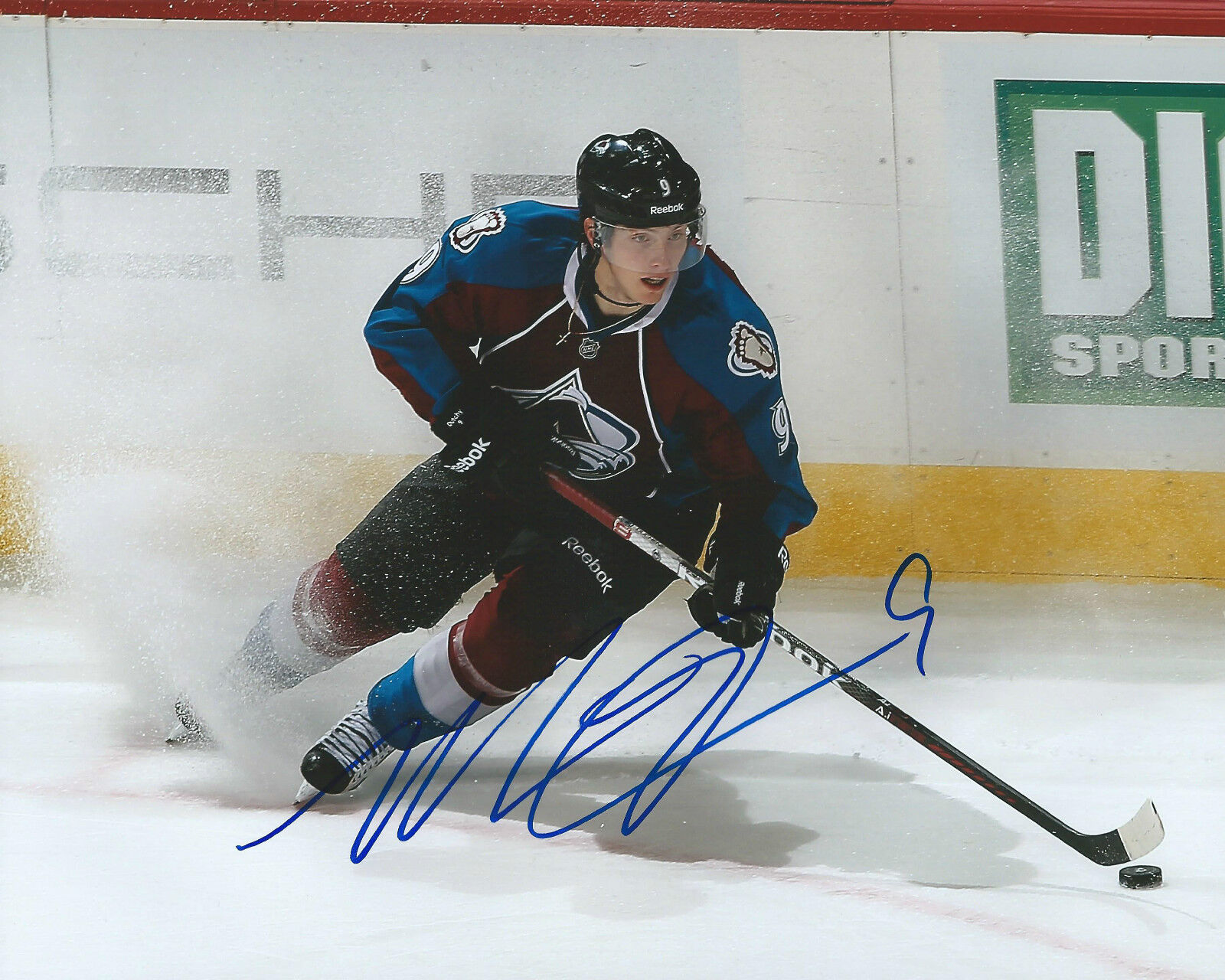 Matt Douchene *COLORADO AVALANCHE* Signed 8x10 Photo Poster painting COA GFA