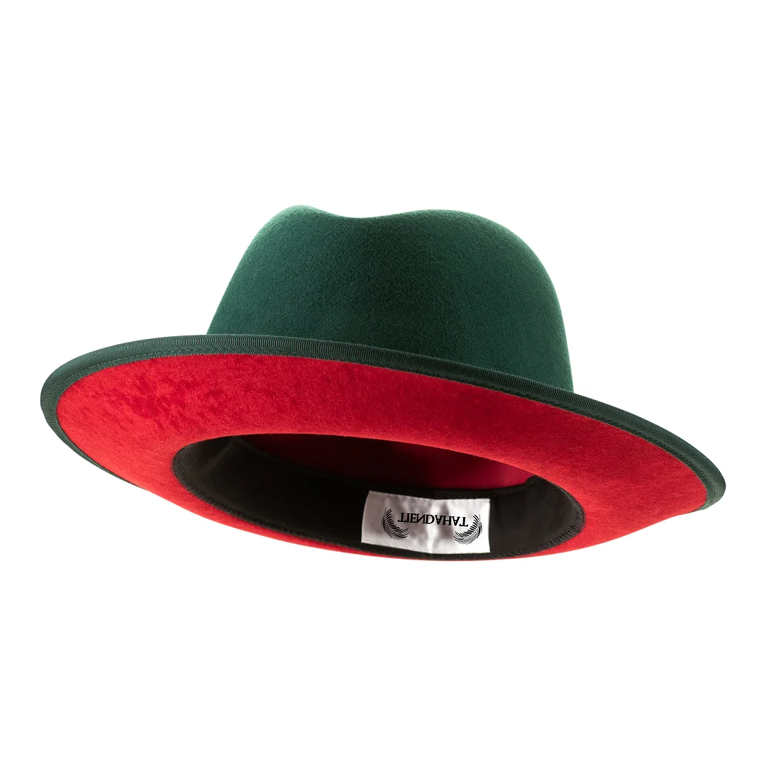 Classic Center-creased Fedora-King (Mean Green)