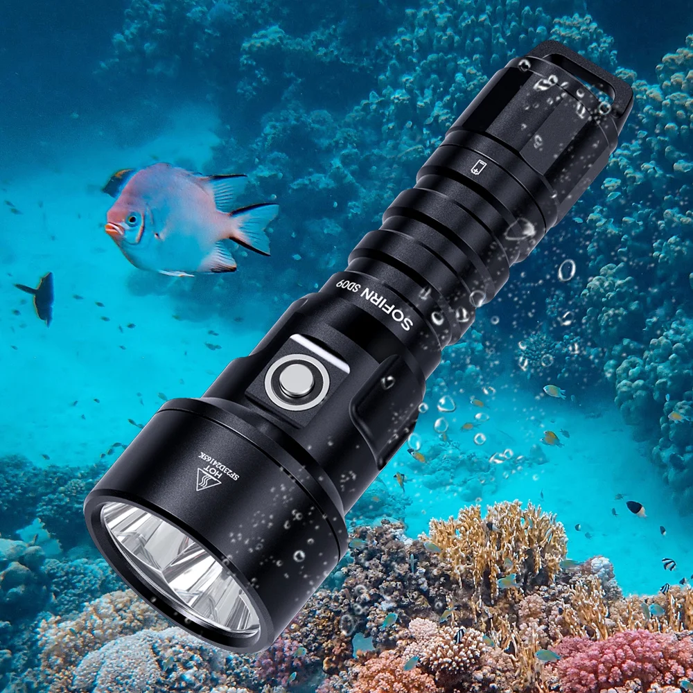 Sofirn Diving Flashlight EDC 3400 3* SST40 LEDs with Long Runtime